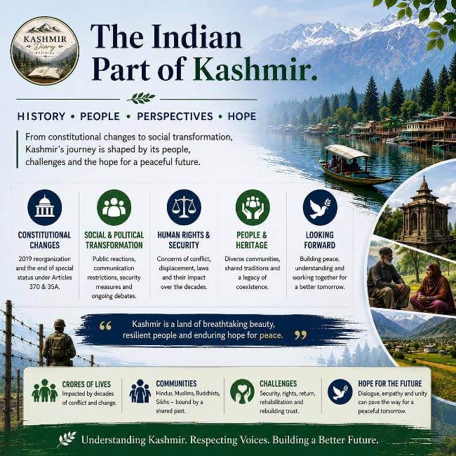 The Indian part of Kashmir